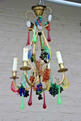 Murano hand blown grapes - hand,