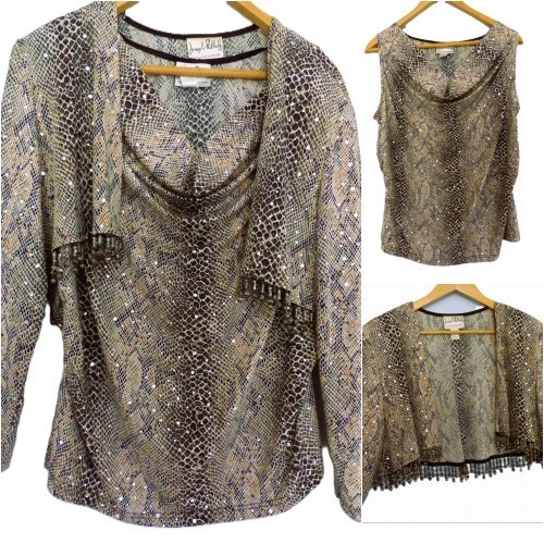 Joseph ribkoff animal print - joseph,