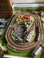 oo scale train layout