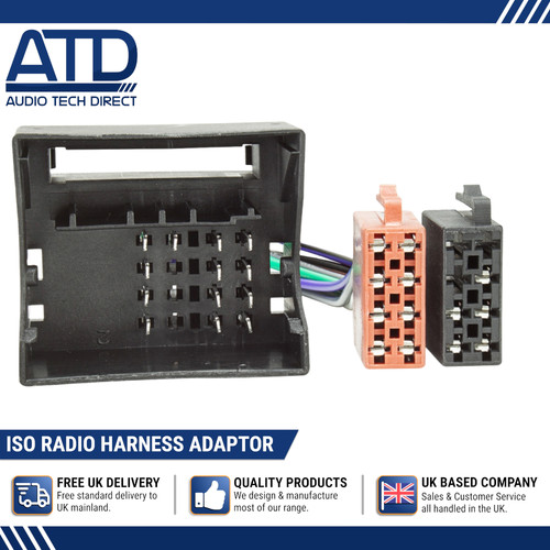 Iso radio adaptor for ford - iso,