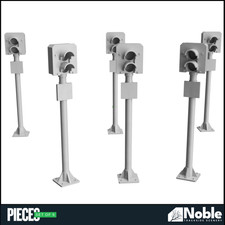 2 Aspect Signal - OO Gauge 1:76 (Pack of 6) | Model Railway Scenery