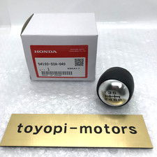 HONDA 54102-S2A-040 S2000 AP1 AP2 Genuine 6-Speed Manual Leather Knob Shift New