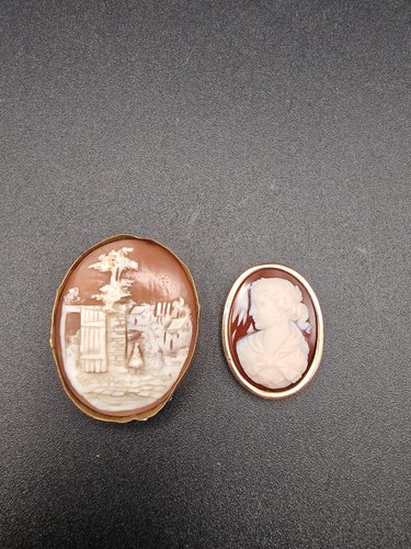 Set unmounted cameo gold - 2,