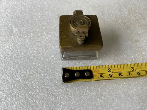 Antique writing slope ink well - writing,