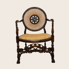 Antique Adams Style Armchair