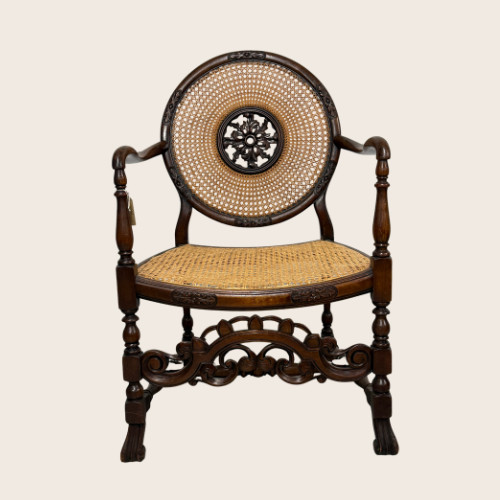 Antique adams style armchair - adams,