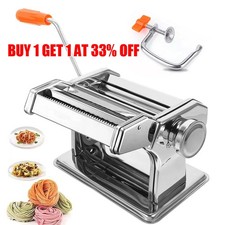5 in 1 Stainless Steel Pasta Lasagne Spaghetti Tagliatelle Ravioli Maker Machine