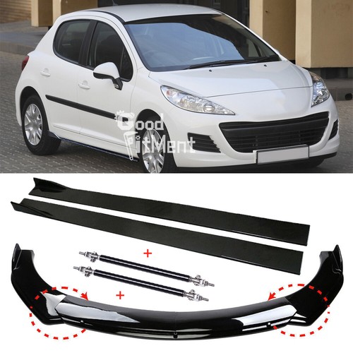 Gloss front bumper lip - lip, spoiler