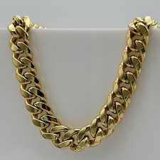 9ct Solid Yellow Gold 8mm Curb
