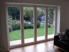 uPVC Bi fold Doors - White, Light Oak, Rosewood & Mahogany upvc Bifolding Doors