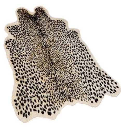 Leopard cheetah area rug - area,