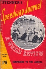STENNERS SPEEDWAY JOURNAL Autumn 1948 +++ FREE UK POSTAGE