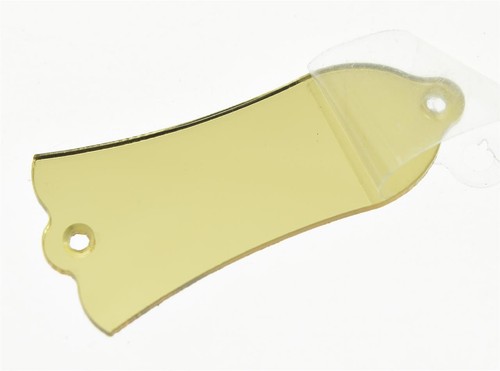 Gold mirror plastic guitar - gold,