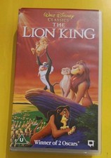 The Lion King VHS Disney Movie Video TESTED 