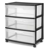 Drawer wide cart with - 3,