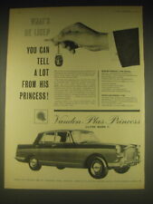 1962 Princess Vanden Plas car Ad - what's he like?