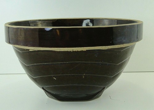 Vintage yellow ware stoneware - vintage,