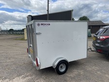 Van Trailer Boxxa 744SU - 7' x 4' x 4' - Single Axle - Unbraked -750kg - WHITE