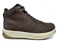 ECCO Ladies Boots Waterproof Nubuck Leather Brown UK 7.5 RRP £140 Sample No Box