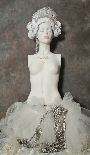 Vintage fibreglass mannequin - fibreglass,