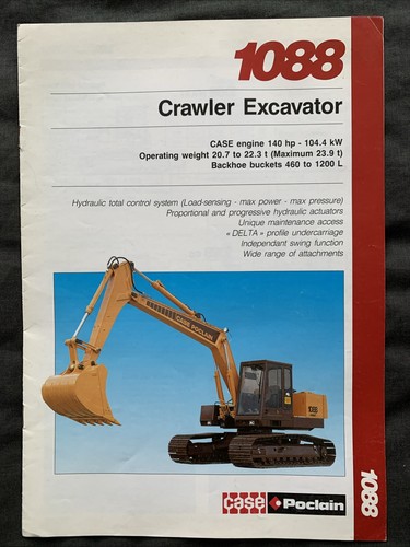 Case porcelain 1088 crawler - case,