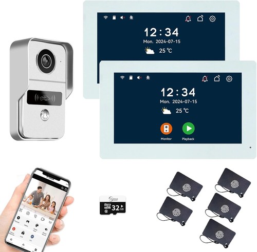 Wired video doorbell apartment - video,