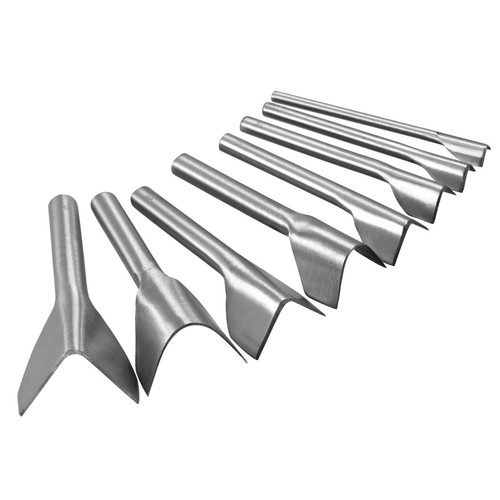 Shaped leather cutter punch - v-shaped,