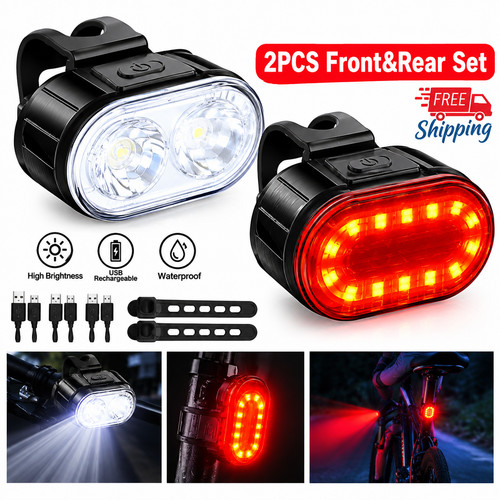 Mountain bike lights - 2x,