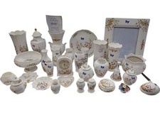 Aynsley Floral Porcelain Ornament Set 32 Piece Collection