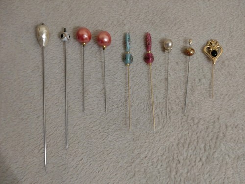 Vintage hat pins - hat, collection