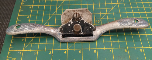 Vintage aluminium spokeshave - aluminium,