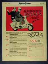1961 Raleigh ROMA Scooter vintage print Ad