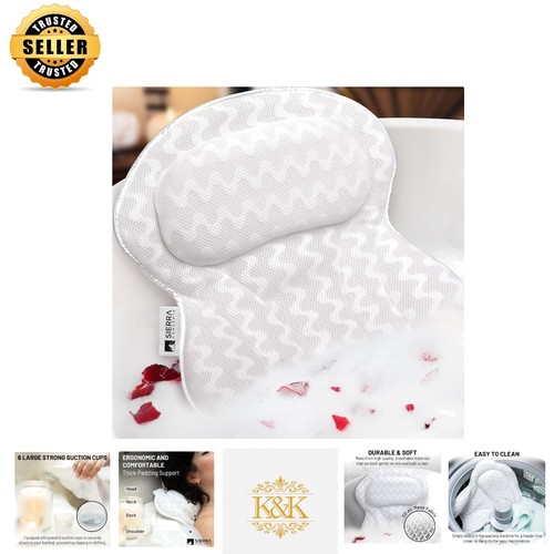 Luxury ergonomic bath pillow - luxury,