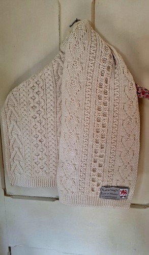 Pure wool knitted - , scarf