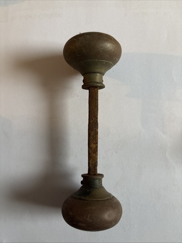 Pair antique vintage brass - pair,