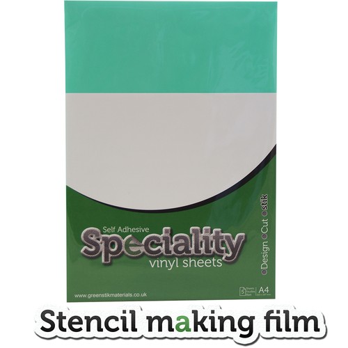 Stencil vinyl sticky paint - stencil,