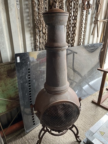 Cast iron chiminea patio - chiminea,