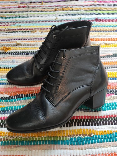 Tamaris leather ankle boots - tamaris,