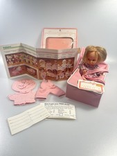 Amanda jane baby doll blonde hair With Carry Cot And Set Of Clothes