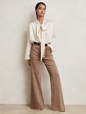 Reiss Womens White Satin