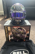 Lewis Hamilton Abu Dhabi 2020 1:2 Mercedes AMG Mini Helmet F1 World Champion