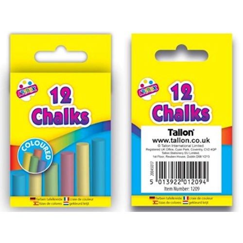 Artbox colour chalks pack - artbox,
