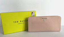 Ted Baker Pale Pink Leather Large Purse BNWT With Gift Box RRP £85