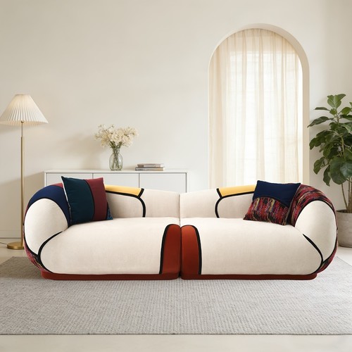 Modern curved sofa - modern,