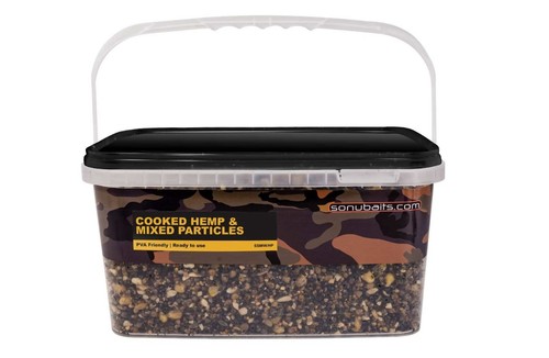 Sonubaits cooked hemp - cooked, mixed