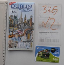 DUBLIN CITY MAP AND TOUR BUS