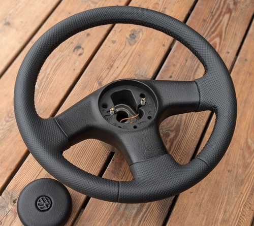 New leather steering - leather, for