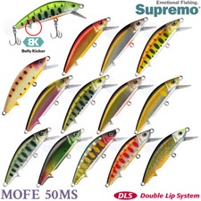 Supremo Mofe 50MS 6 g, 50 mm Assorted Colors Native Trout Sinking Minnow