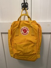 Fjallraven Kanken Backpack Mini yellow W/Top Handle Straps 