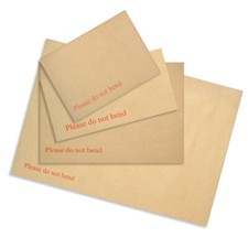 Hard Board Backed Envelopes Quality For Letters Certificates Photos - All Sizes